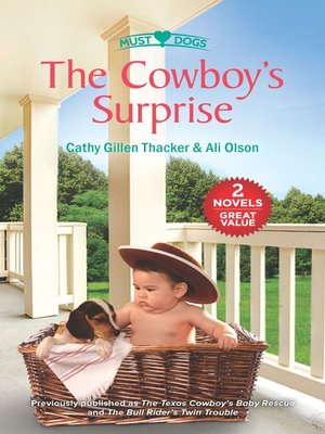 cover image of Her Texas Hero: The Texas Cowboy's Baby Rescue ; The Bull Rider's Twin Trouble